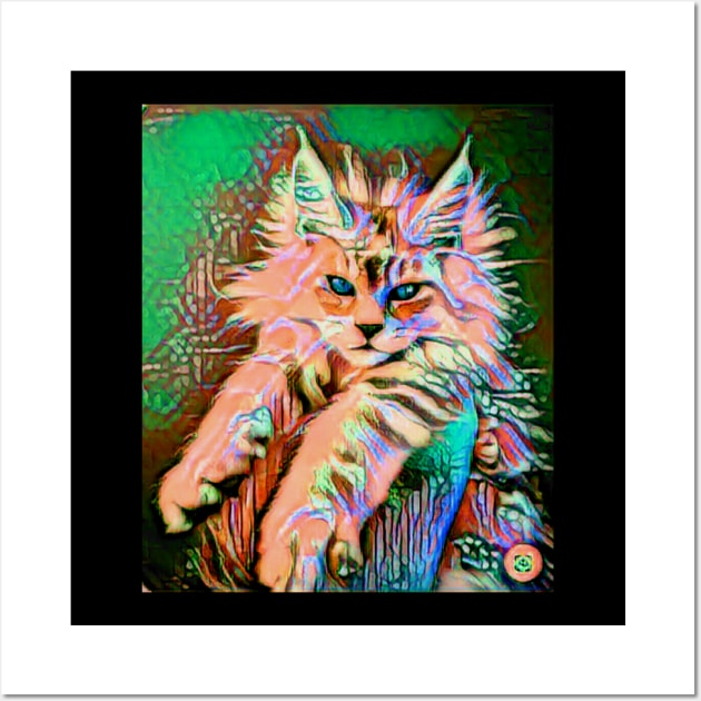 Iridescent Lynx Cub Wall Art by PersianFMts